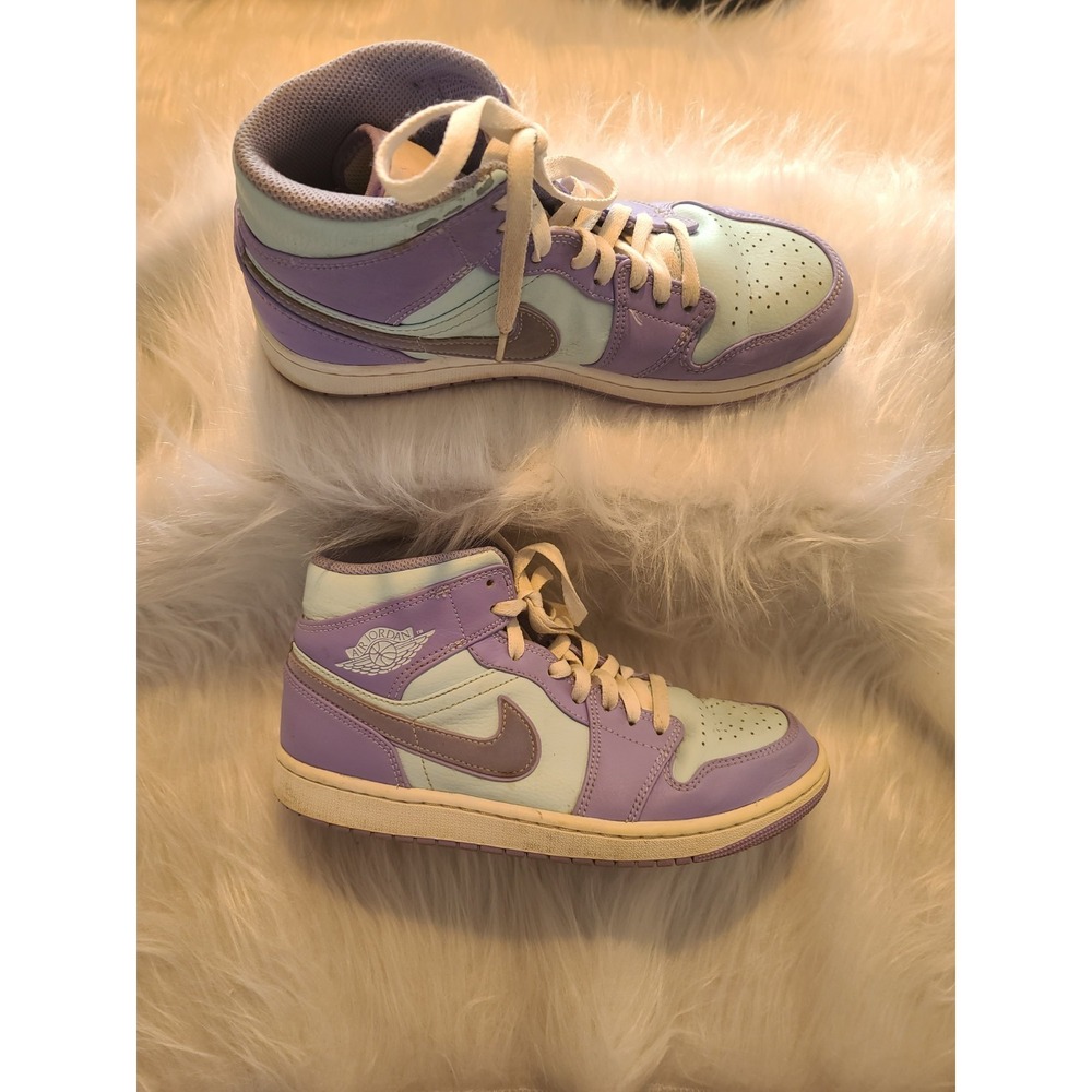 Air Jordan 1 Men's‎ 8 Mid Purple Pulse